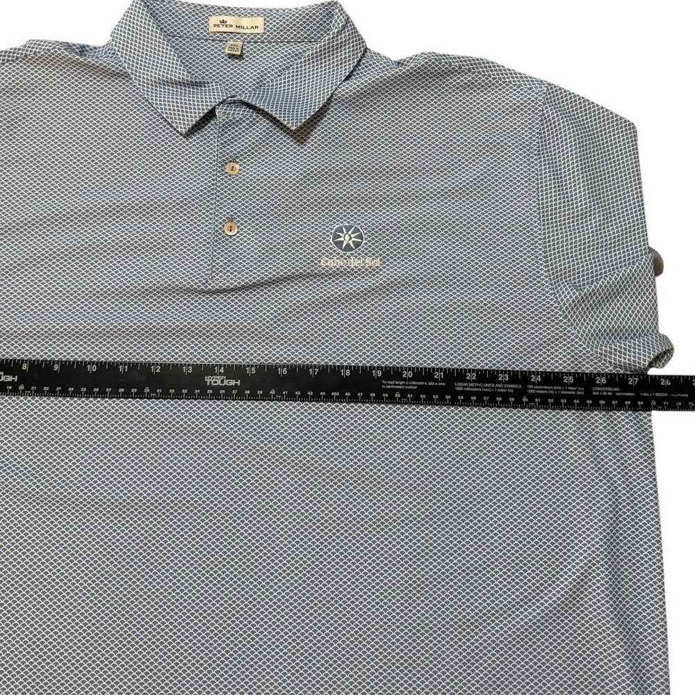 FootJoy Golf Performance Preppy Polo Shirt Kings Country Club Sz XXL Striped - Picture 6 of 8